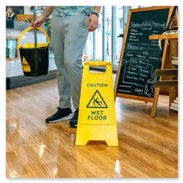 Après nettoyage d’un magasin