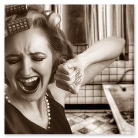 Escalier poussiéreux vs escalier dépoussiéré et sécurisé